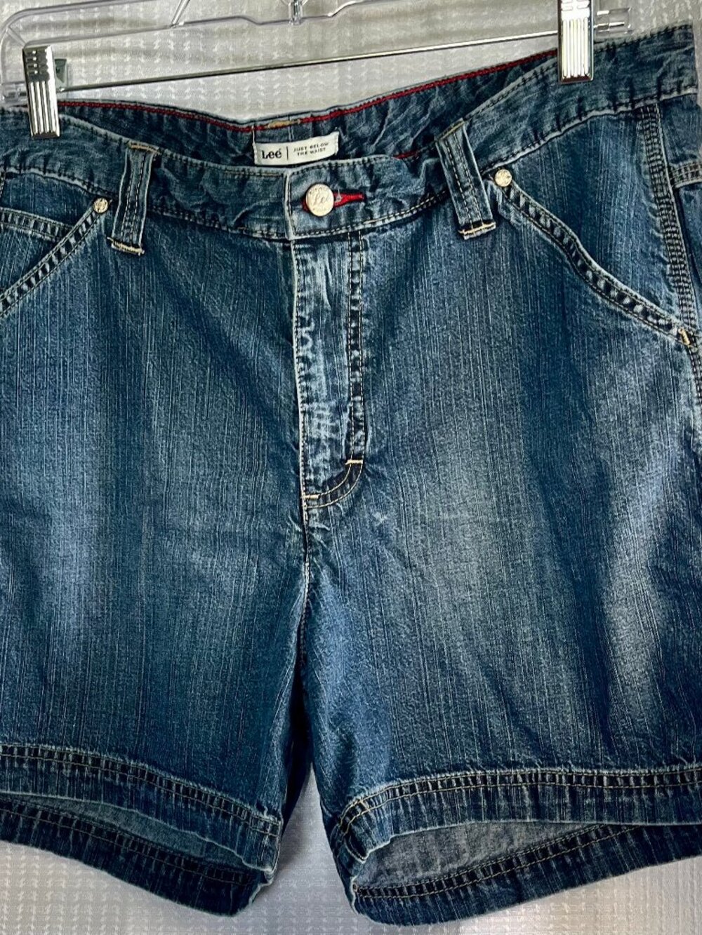 Lee Vintage Denim Carpenter Shorts 12 Slims You * Trims You * Flatters You